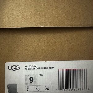 UGG Women's Bailey Corduroy Bow Boots
